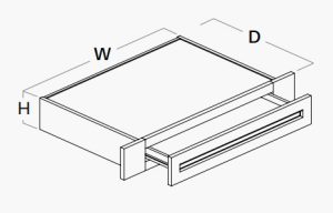 Vanity Desk Drawer / Make up Door