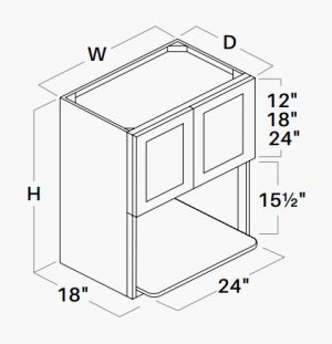 Wall Microwave Cabinet