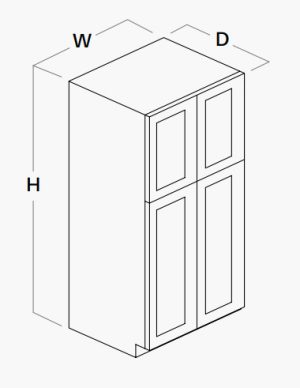 Double Door Pantry Cabinet
