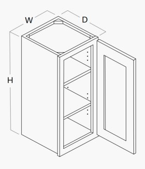 Standard Wall Cabinet - Single Door
